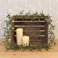 Sparkle Mini Leaf Garland - Green