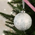 Set of 3 Niamh Glass Baubles - White