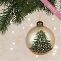 Set of 3 Glass Christmas Tree Baubles