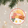 Full English Breakfast Christmas Decoration