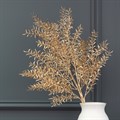 Metallic Asparagus Fern Bundle - Gold