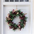 Wilsthorpe Gold Leaf & Berry Wreath