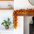 Autumn Maple Garland with Acorns 180cm