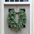 Edenham Glitter Jute Teardrop Wreath Large